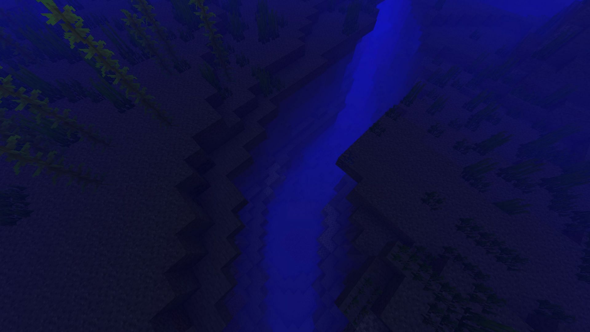 Deeper Ocean makes oceans a lot deeper and eerie (Image via Sportskeeda Gaming || Mojang Studios)